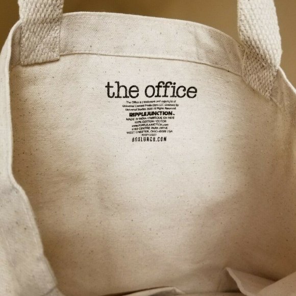 THE OFFICE Canvas Tote Bag Character Quotes NEW - Picture 4 of 9